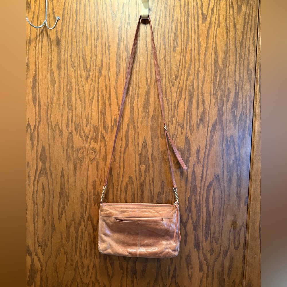 Brown "HOBO" Crossbody Bag